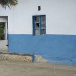 Krankenstation Nyabanira, zerschossene Fenster und Einschusslcher in den Wnden